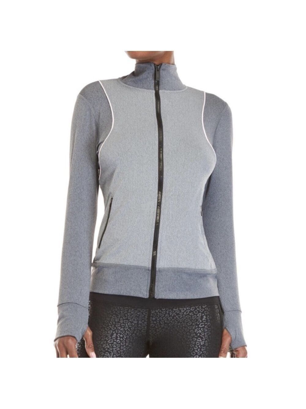 ALALA Dark Gray Front Runner Zip Up Track Jacket